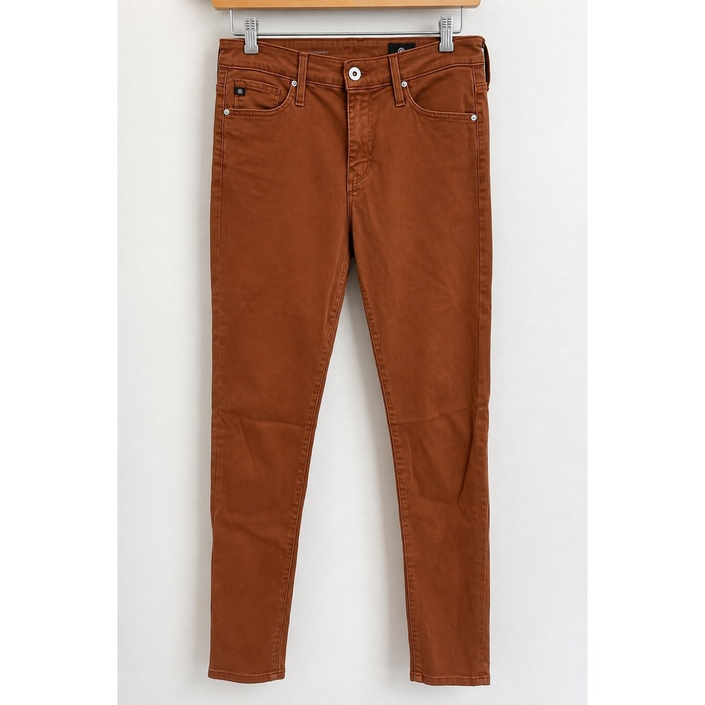 AG Adriano Goldschmied The Farrah Skinny Ankle Jeans Rust 27R Pants Millennial
